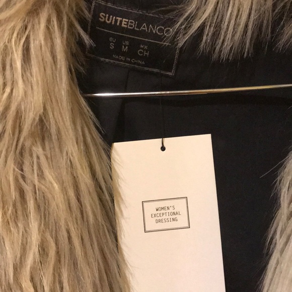 Faux fur coat brand new with tags - Picture 3 of 6